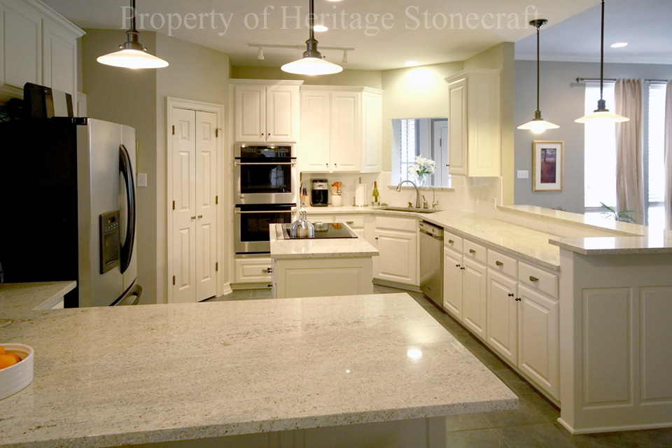 960x640px 7 Awesome Kashmir White Granite Countertops Picture in Kitchen