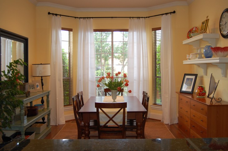 Others , 7 Cool Bay window curtain rods :  Window Treatments
