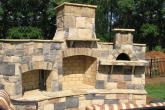 940x530px 8 Hottest Outdoor Fireplace With Pizza Oven Picture in Homes