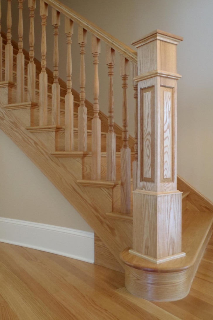 Interior Design , 7 Fabulous Newel post designs :  Wood Stairs