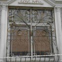 Others , 7 Cool Wrought iron window guards :  wrought iron door