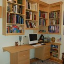 Office , 8 Good Double desks for home office : Double Home Office in American Maple