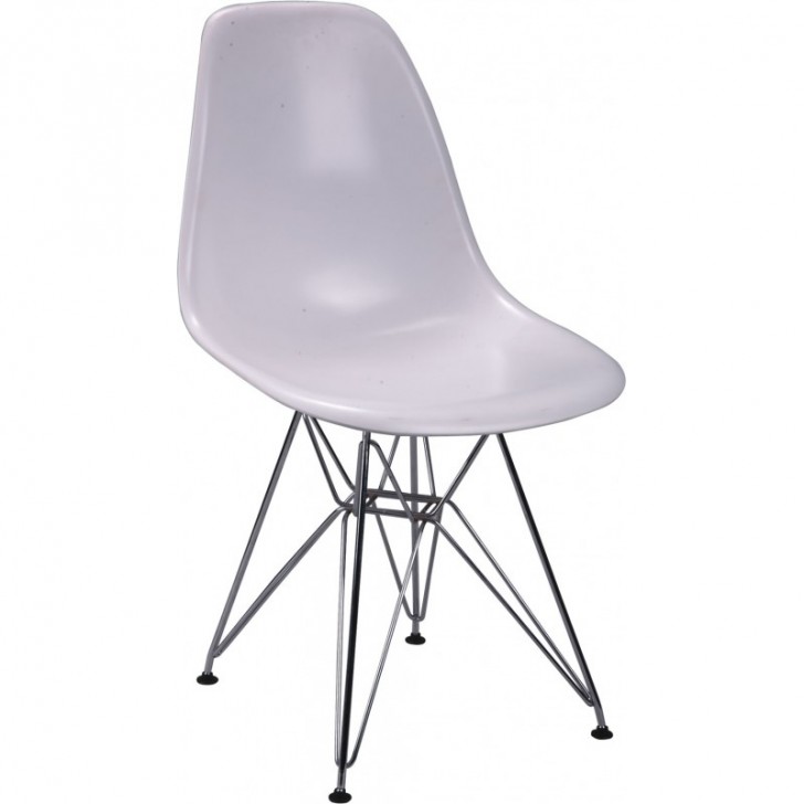 Furniture , 10 Unique Eames dsr : Eames DSR White Side Chair Replica
