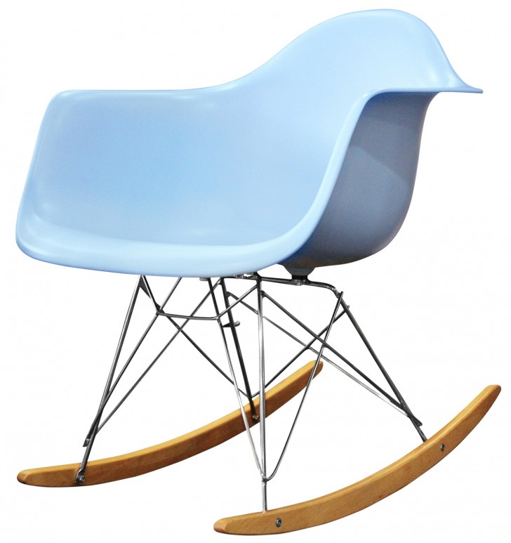 Furniture , 9 Nice Eiffel armchair : Eames Eiffel Replica Armchair Rocker Blue