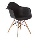 Eiffel armchair with beech legs black , 9 Nice Eiffel Armchair In Furniture Category