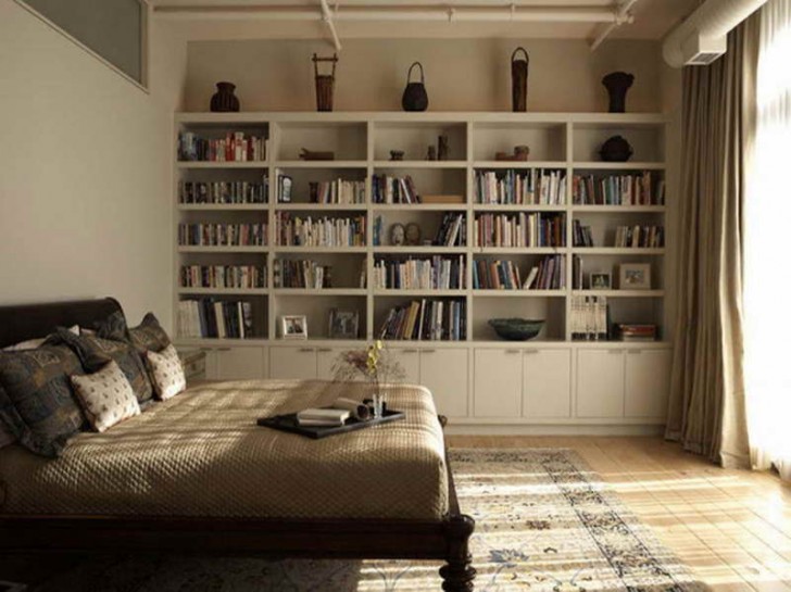 Bedroom , 10 Good Bedroom wall shelving ideas : Related Post From Full Wall Shelves Ideas