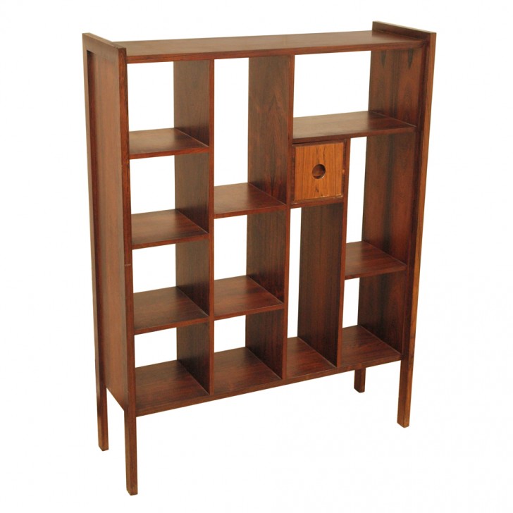 Furniture , 11 Awesome Bookcases as room dividers : Rosewood Bookcase