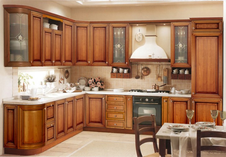 Kitchen , 11 Charming Kitchen cupboards design : Some Traditional Kitchen Cabinet Designs