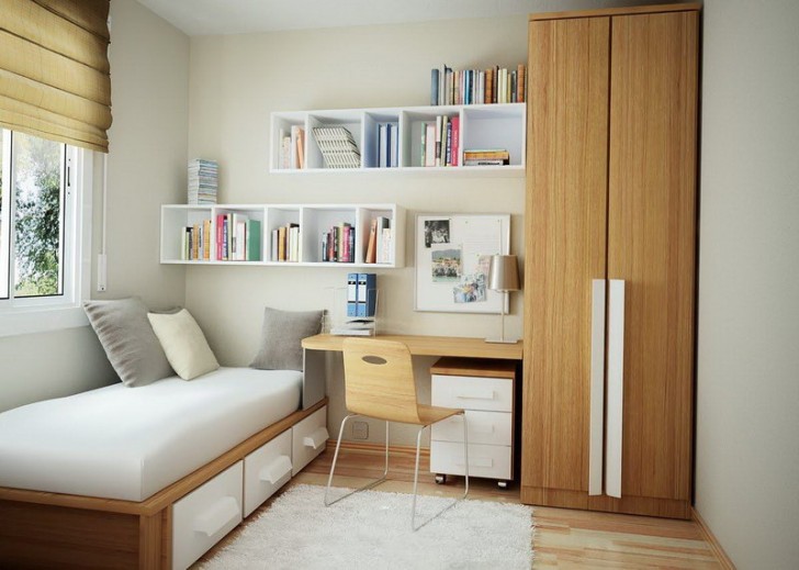 Bedroom , 10 Good Bedroom wall shelving ideas : Tween Bedroom Ideas For Girls With Wall Shelves