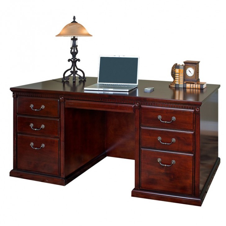 Office , 8 Good Double desks for home office :  Home Office Ideas