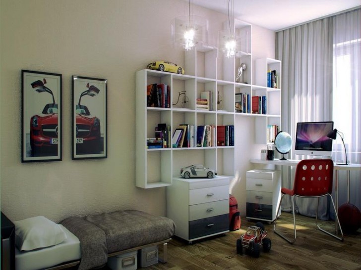 Furniture , 8 Hottest Bedroom bookshelves : Coolest Bedroom Bookshelves