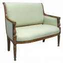 Directoire Small Settee , 9 Cool Settees For Small Spaces In Interior Design Category