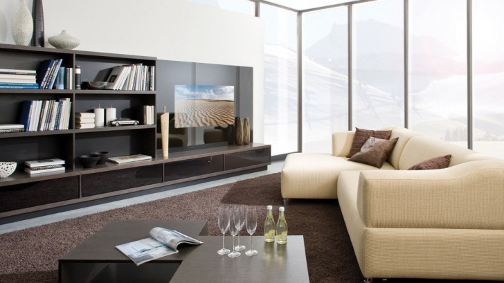 Living Room , 12 Stunning Living room shelving ideas : Diy Living Room Shelving Ideas