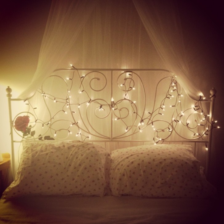 Bedroom , 9 Stunning Fairy lights for bedrooms : Fairy Lights Bedroom