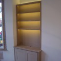 Fitted alcove bookcase , 10 Awesome Bookshelves With Lights In Furniture Category