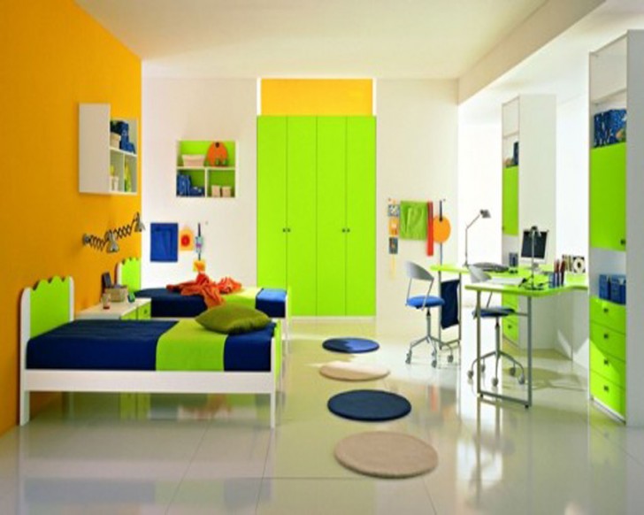 Interior Design , 8 Good neon wall paint : Neon Green Wardrobe Door