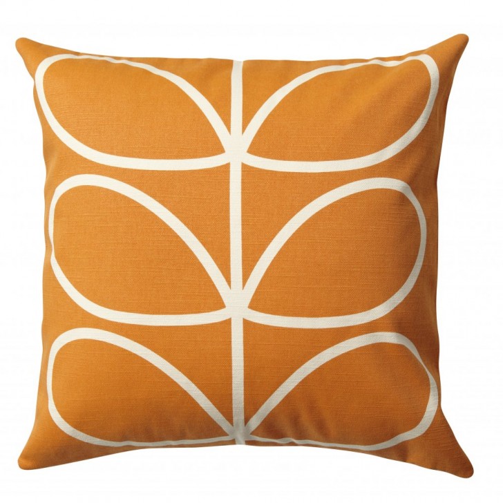 Furniture , 10 Good Orla kiely cushion : Orla Kiely Linear Stem Cushion Orange