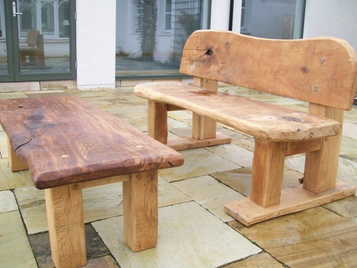 Furniture , 8 Ideal Rustic furniture uk : Outdoor Benches & Tables