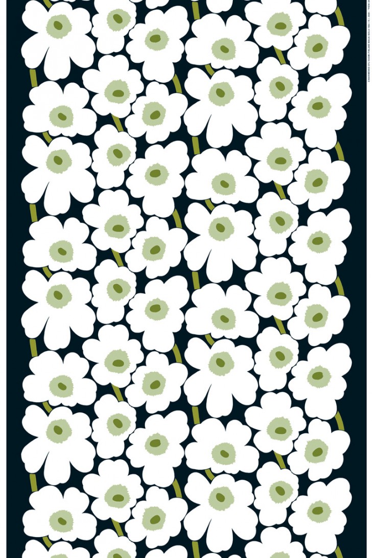 Others , 8 Popular Marimekko Unikko Fabric : Pieni Unikko cotton fabric