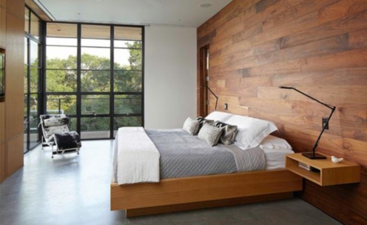 Bedroom , 10 Nice Bedroom wall panels : Related To Rustic Wood Panel
