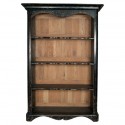 Shabby chic French Black bookcase , 10 Wonderful Shabby Chic Bookcases In Furniture Category