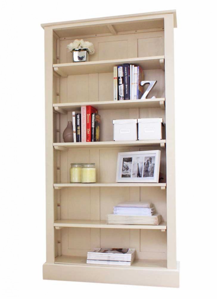 Furniture , 8 Ultimate Cream bookshelves : Tall Open Bookcase