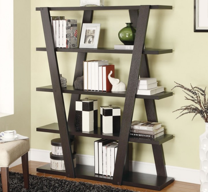 Furniture , 9 Unique Bookshelf : Unique Wooden Bookshelf
