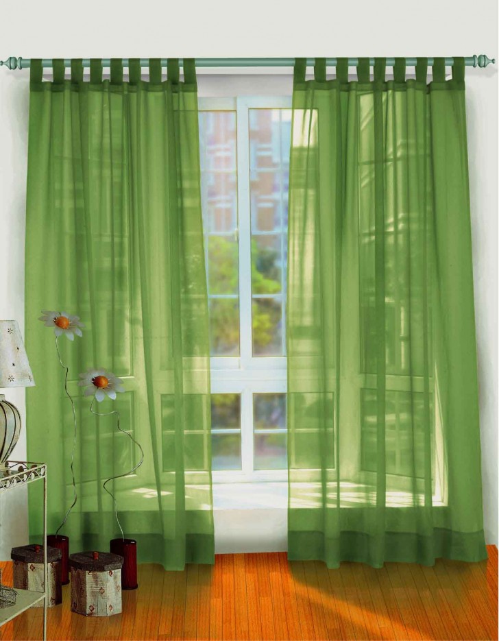 Apartment , 9 Stunning Curtain : Voile Polyester Curtain