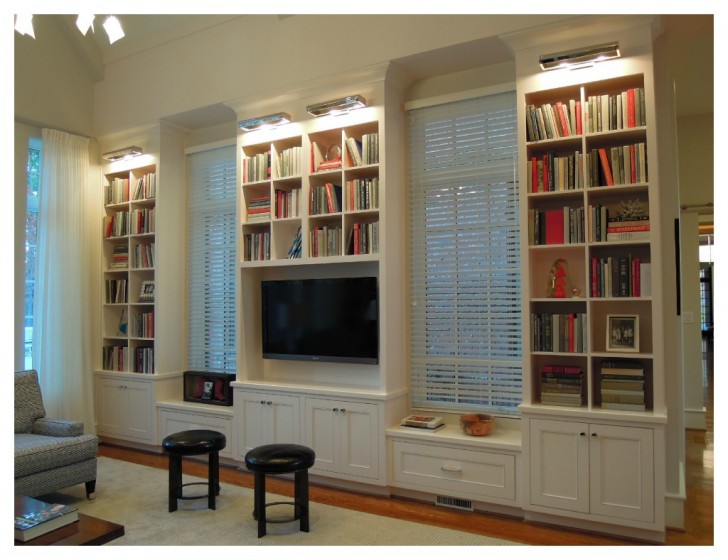Interior Design , 8 Charming Living room bookshelf : Bookshelves Living Room