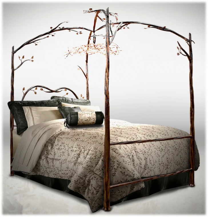 Bedroom , 10 Popular Forest Canopy Bed : enchanted forest canopy bed