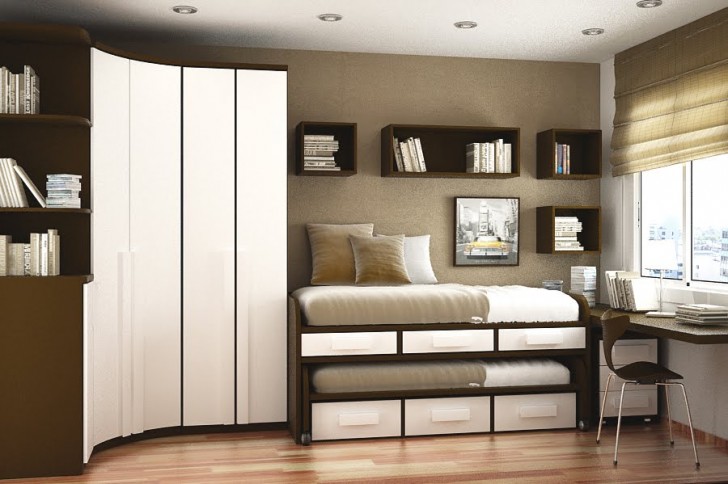 Bedroom , 8 Stunning space saving bedrooms :  Furniture Design Interior