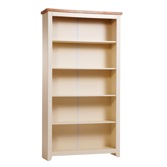 Furniture , 8 Ultimate Cream Bookshelves : jasmine cream painted bookcase