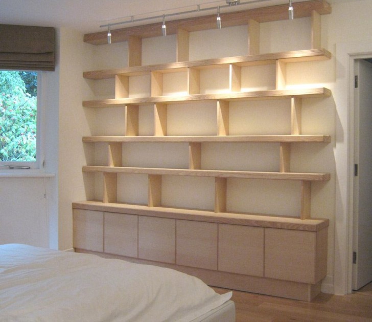 Furniture , 8 Hottest Bedroom bookshelves : Modern Bedroom Bookshelves And Cupboards