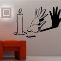 shadow puppet graffiti , 9 Stunning Artwork For Bedroom Walls In Interior Design Category