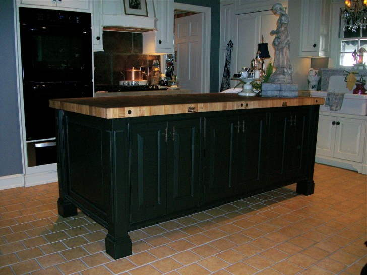 Kitchen , Fabulous  Traditional Kitchen Island Chopping Block Image Inspiration : Awesome  Eclectic Kitchen Island Chopping Block Image Inspiration