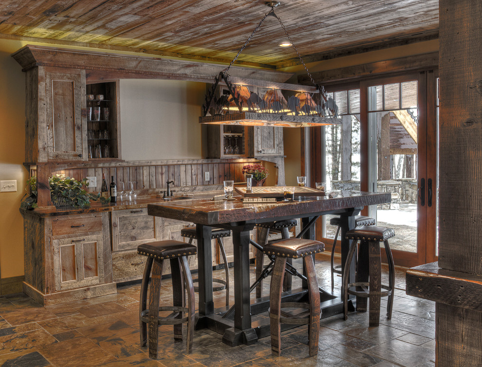 990x754px Gorgeous  Rustic Bar Table And Stool Image Picture in Home Bar