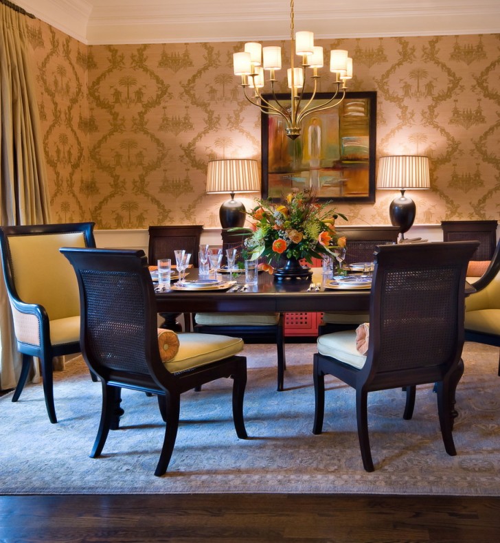 Dining Room , Charming  Contemporary Dining Chairs Furniture Image : Awesome  Traditional Dining Chairs Furniture Picture Ideas