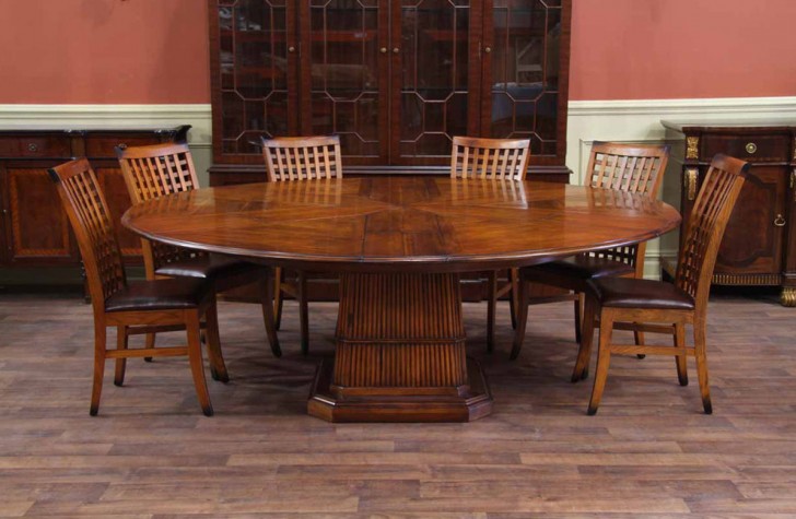 Dining Room , Lovely  Traditional Round Dining Room Tables and Chairs Picture : Awesome  Tropical Round Dining Room Tables And Chairs Picture Ideas