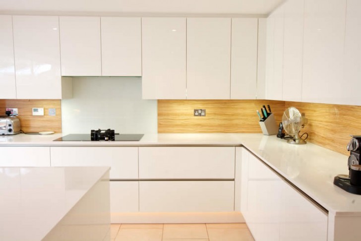 Kitchen , Awesome  Modern Shiny Laminate Countertops Inspiration : Beautiful  Contemporary Shiny Laminate Countertops Photos