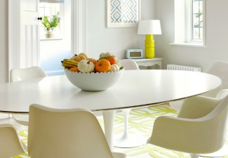 742x990px Charming  Contemporary Small White Dining Table And Chairs Image Ideas Picture in Dining Room