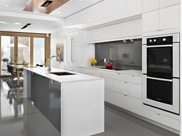 Kitchen , Stunning  Contemporary White Ikea Cabinets Ideas : Beautiful  Contemporary White Ikea Cabinets Picture