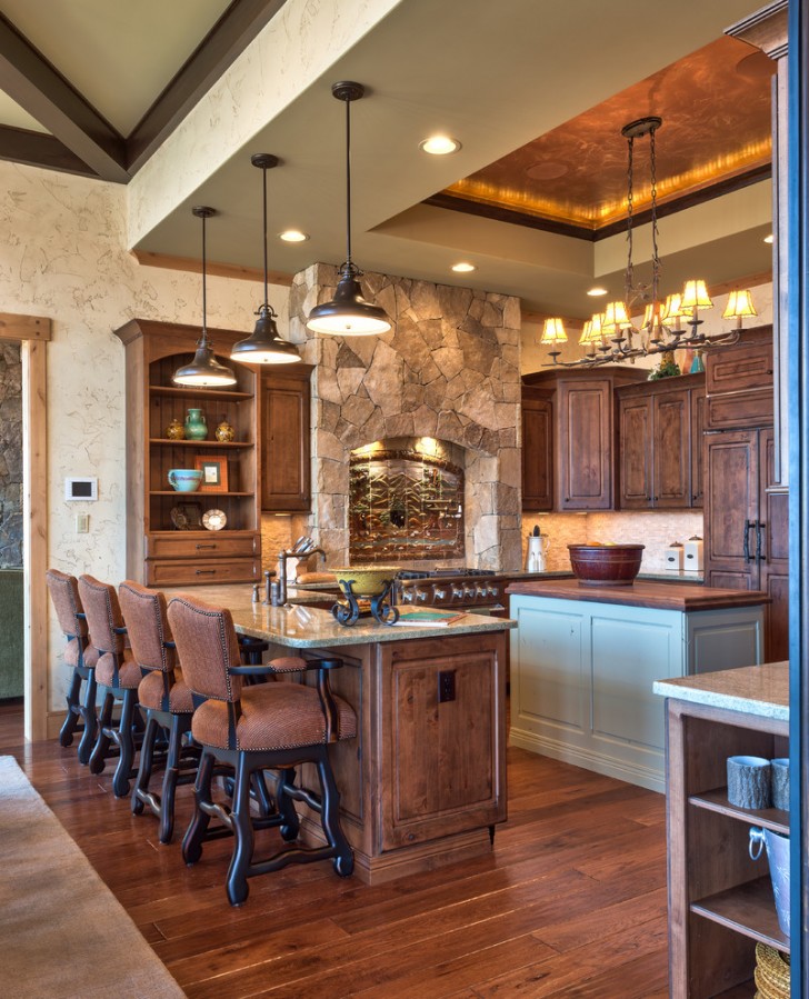 Kitchen , Gorgeous  Transitional Kitchen Island Cabinetry Picture : Breathtaking  Rustic Kitchen Island Cabinetry Image Ideas