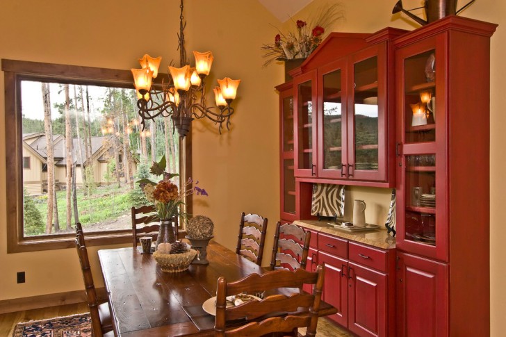 Kitchen , Lovely  Eclectic Red Kitchen Table and Chairs Photo Ideas : Breathtaking  Traditional Red Kitchen Table And Chairs Ideas