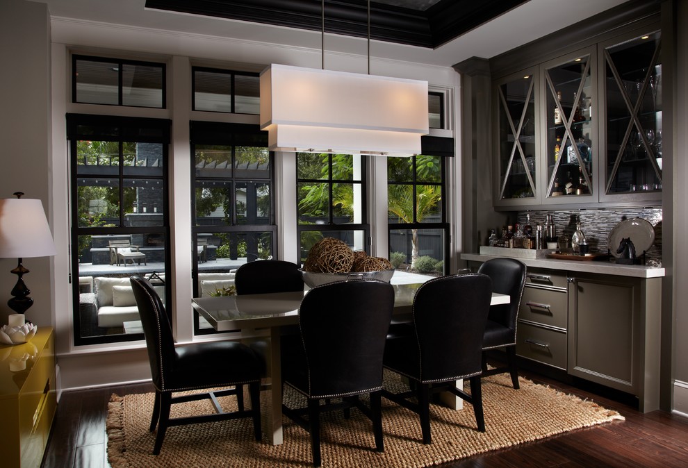 990x674px Gorgeous  Contemporary Bar Dining Room Image Ideas Picture in Dining Room