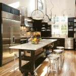 Kitchen , Breathtaking  Eclectic Rolling Islands for Kitchen Picture Ideas : Charming  Eclectic Rolling Islands for Kitchen Image