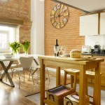 Kitchen , Wonderful  Eclectic Kitchn Table Photo Inspirations : Charming  Industrial Kitchn Table Picture Ideas