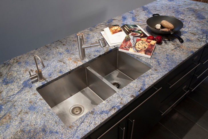 Kitchen , Lovely  Contemporary Blue Bahia Granite Countertops Image Ideas : Cool  Contemporary Blue Bahia Granite Countertops Image Inspiration