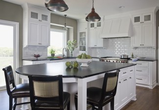 720x490px Lovely  Traditional Black Impala Granite Countertops Image Ideas Picture in Kitchen