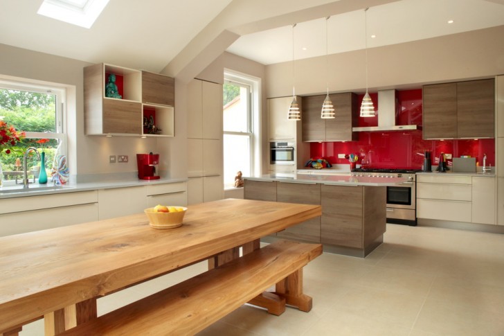 Kitchen , Wonderful  Traditional Wooden Kitchen Cabinet Image Inspiration : Fabulous  Contemporary Wooden Kitchen Cabinet Photo Ideas