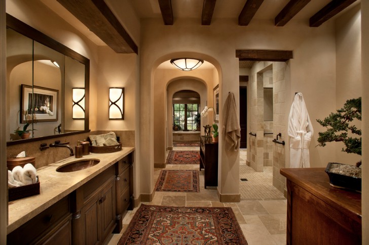 Bathroom , Wonderful  Traditional Pictures of Small Bathrooms Remodeled Picture Ideas : Fabulous  Mediterranean Pictures Of Small Bathrooms Remodeled Picute
